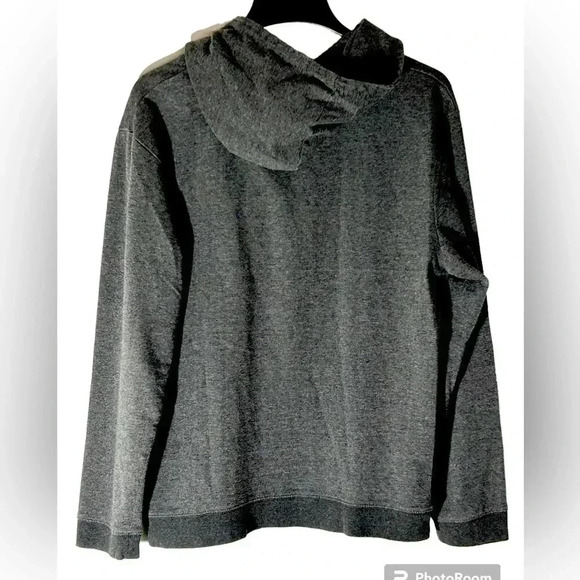 Original Penguin by Munsing Wear Size L Gray Hoodie Quarter Zip Longsleeve - Picture 3 of 5